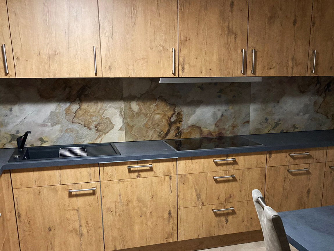 TipTa Stein-Küchenrückwand; Licht: neutralweiß