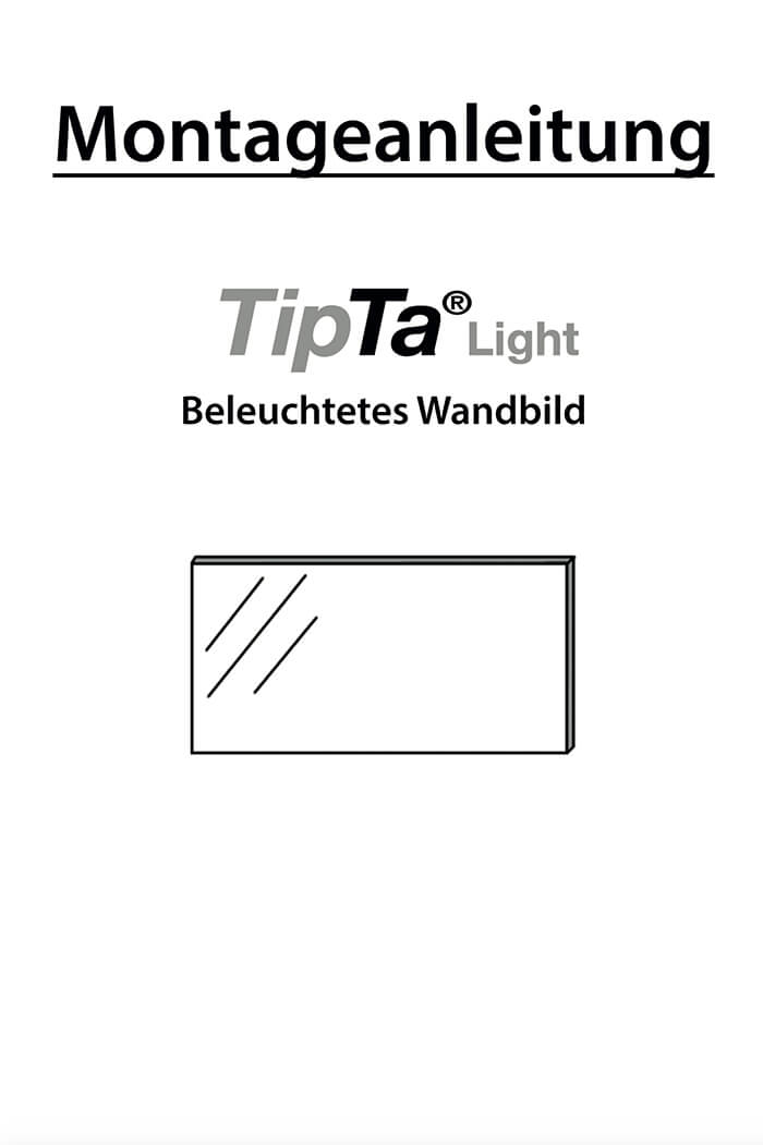 tipta light montageanleitung beleuchtetes wandbild